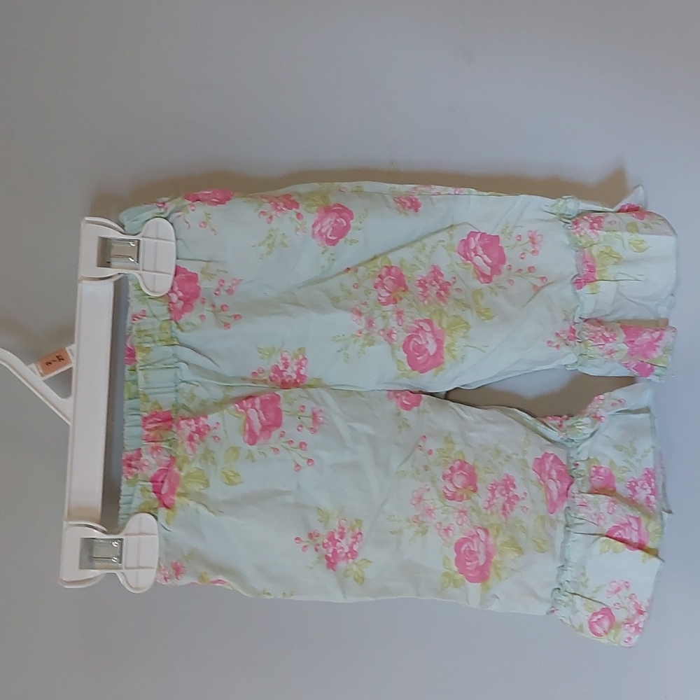 Pink rose pants